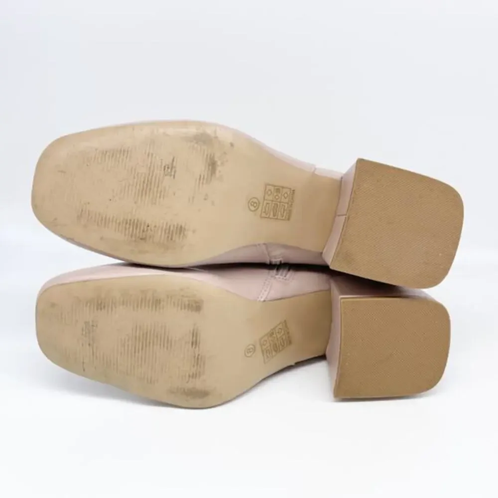 Journee Collection Women's‎ Beverley Block Heel Booties Light Pink Size 8
